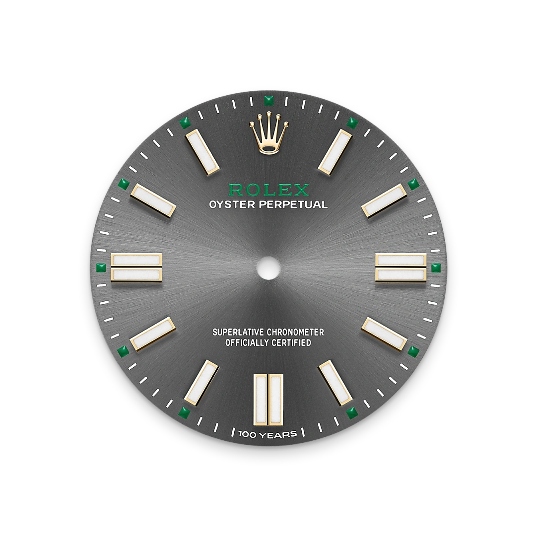 Rolex Oyster Perpetual in Rolesor amarillo —combinación de acero Oystersteel y oro amarillo, M134303-0001 Vendemmia Joyero
