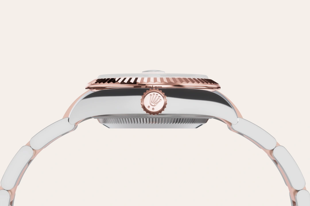 Rolex Lady-Datejust en Rolesor Everose —combinación de acero Oystersteel y oro Everose, M279171-0028 Vendemmia Joyero
