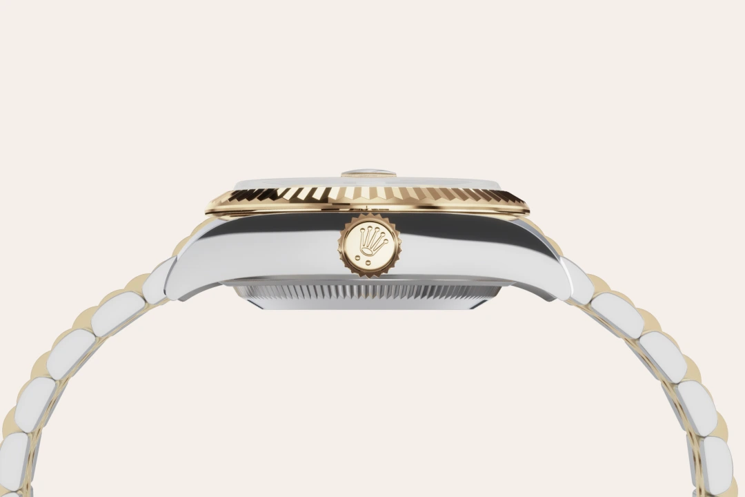 Rolex Lady-Datejust en Rolesor amarillo —combinación de acero Oystersteel y oro amarillo, M279173-0007 Vendemmia Joyero