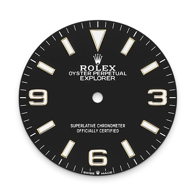Rolex Explorer in Rolesor amarillo —combinación de acero Oystersteel y oro amarillo, M124273-0001 Vendemmia Joyero