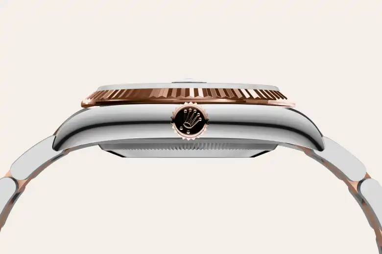 Rolex Datejust in Rolesor Everose —combinación de acero Oystersteel y oro Everose, M126231-0020 Vendemmia Joyero