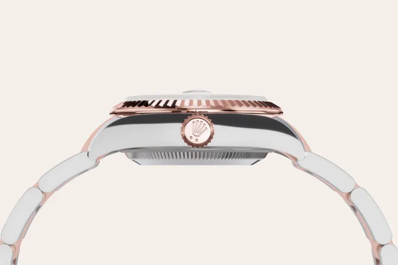 Rolex Lady-Datejust en Rolesor Everose —combinación de acero Oystersteel y oro Everose, M279171-0028 Vendemmia Joyero