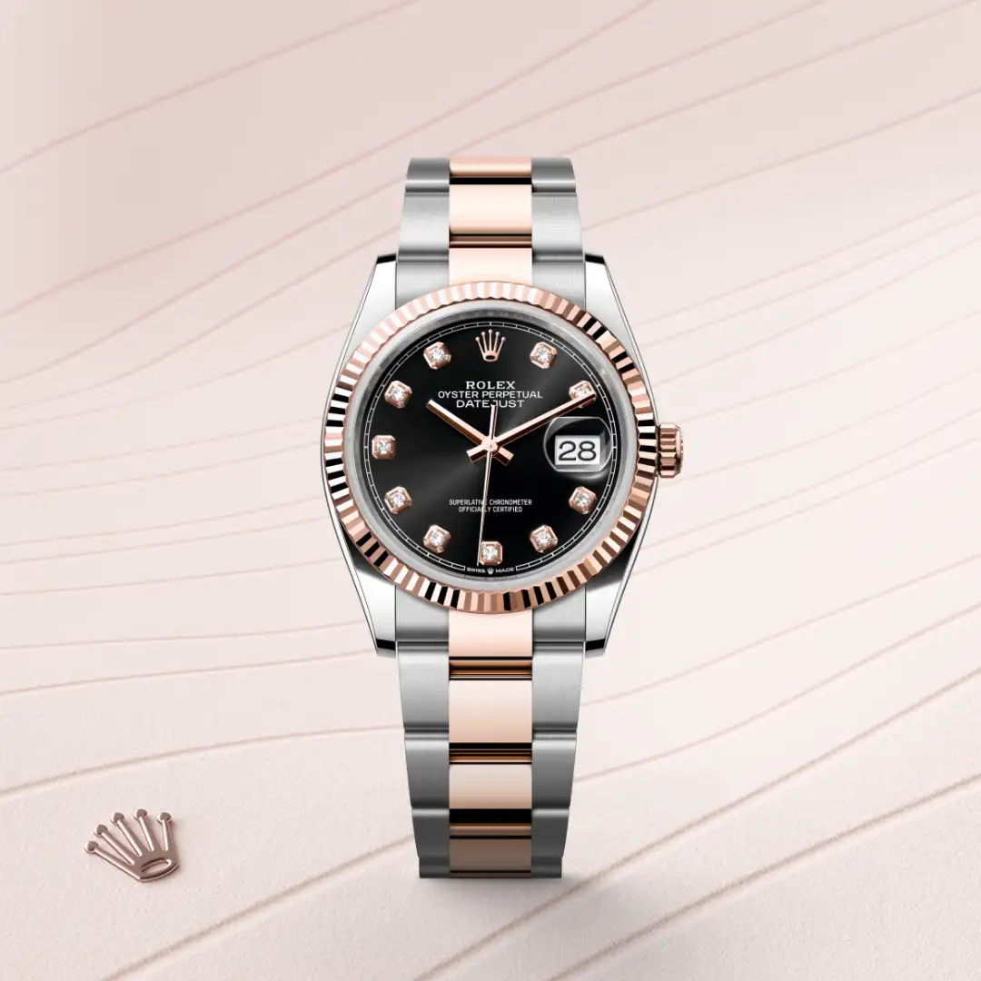Rolex Datejust en Rolesor Everose —combinación de acero Oystersteel y oro Everose, M126231-0020 Vendemmia Joyero