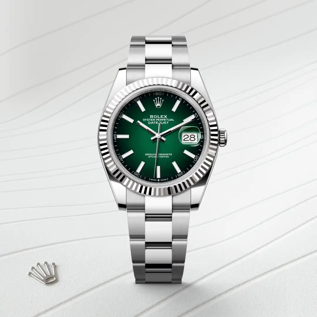 Rolex Datejust en Rolesor blanco —combinación de acero Oystersteel y oro blanco, M126334-0033 Vendemmia Joyero