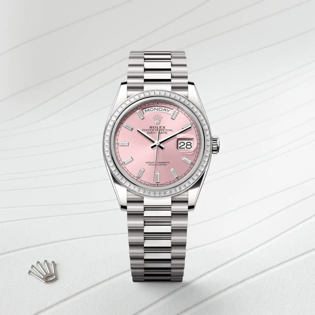 Rolex Day-Date en Oro blanco de 18 quilates, M128399TBR-0029 Vendemmia Joyero