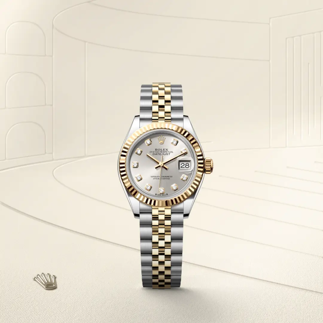 Rolex Lady-Datejust en Rolesor amarillo —combinación de acero Oystersteel y oro amarillo, M279173-0007 Vendemmia Joyero