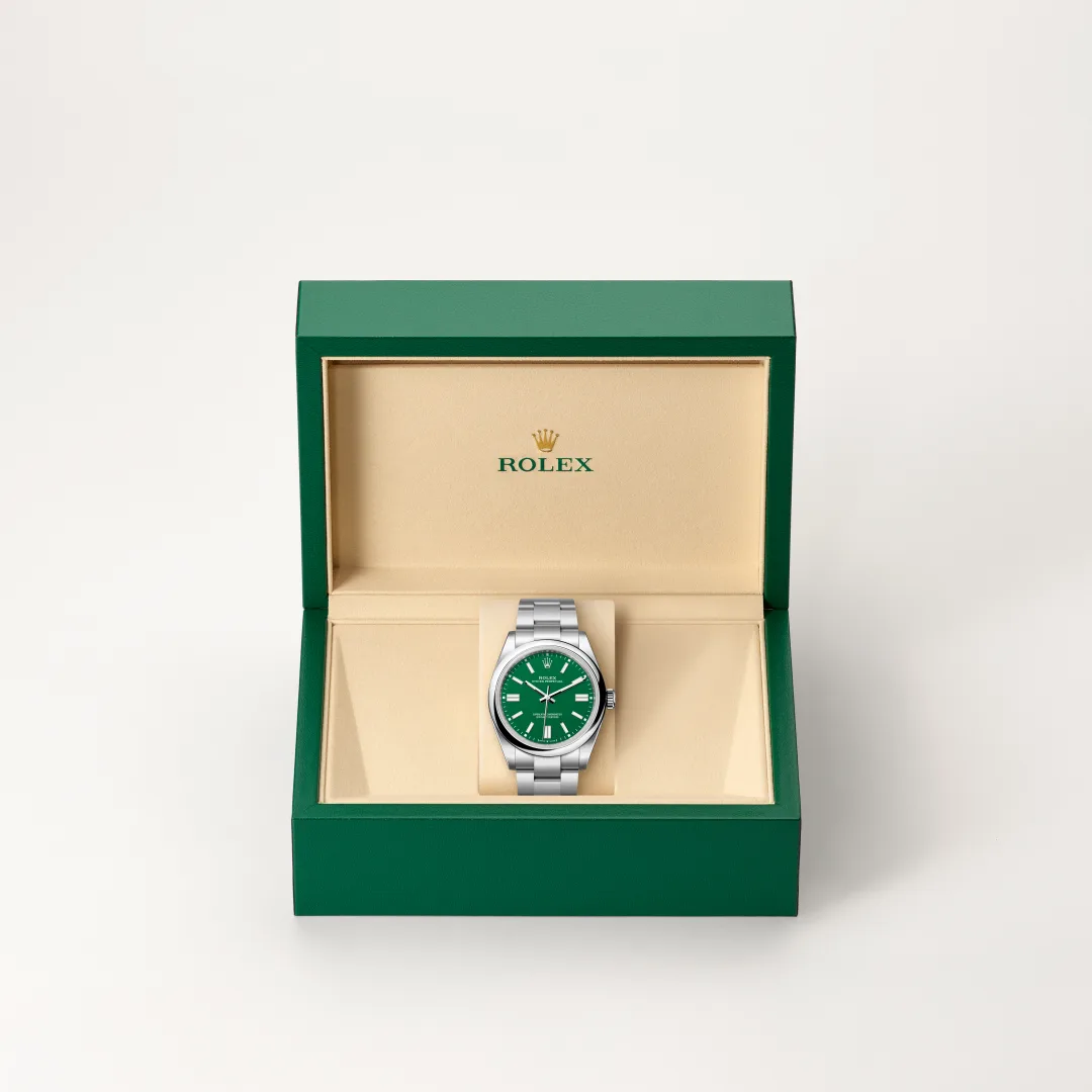 Rolex Oyster Perpetual in Acero Oystersteel, M134300-0004 Vendemmia Joyero