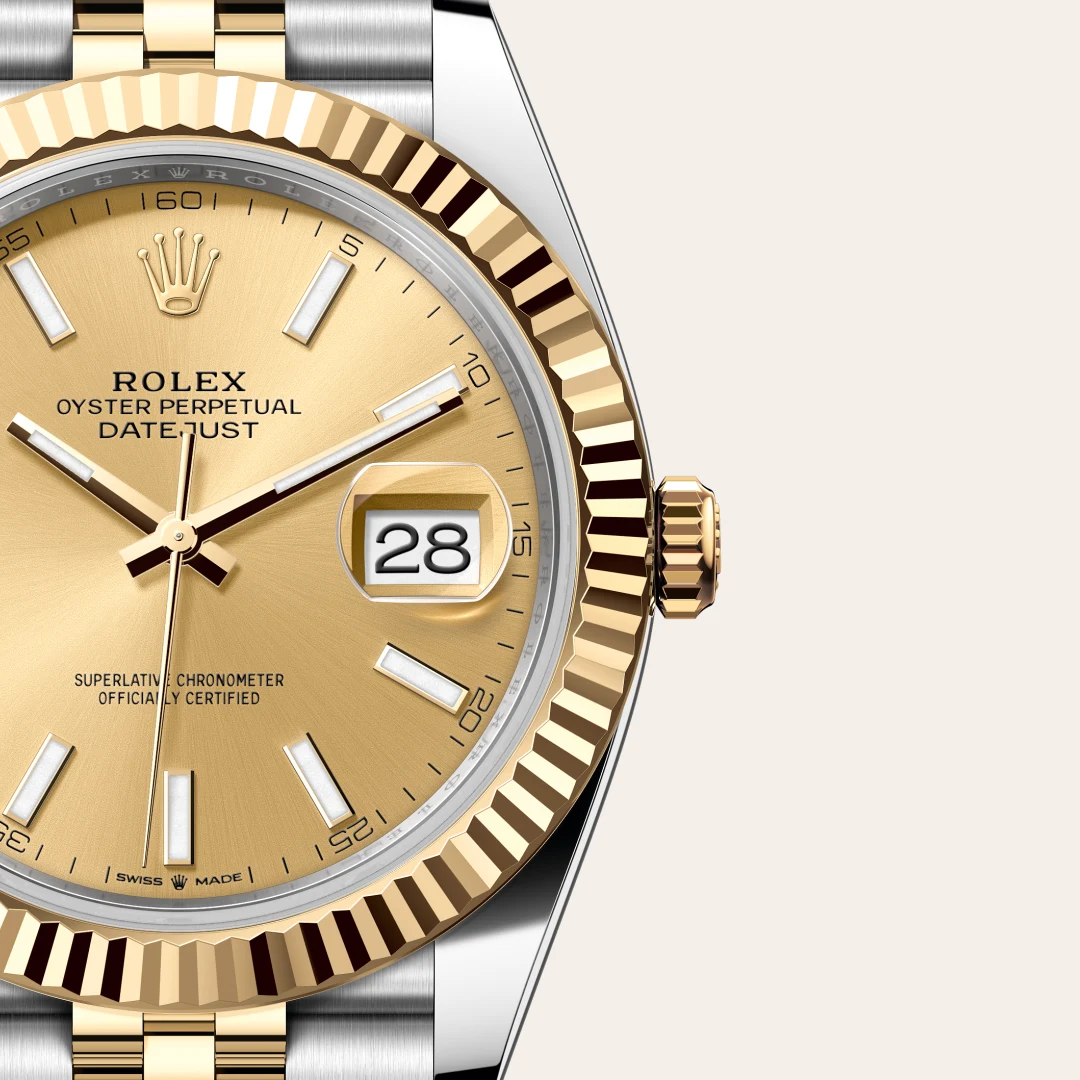 Rolex Datejust in Rolesor amarillo —combinación de acero Oystersteel y oro amarillo, M126333-0010 Vendemmia Joyero