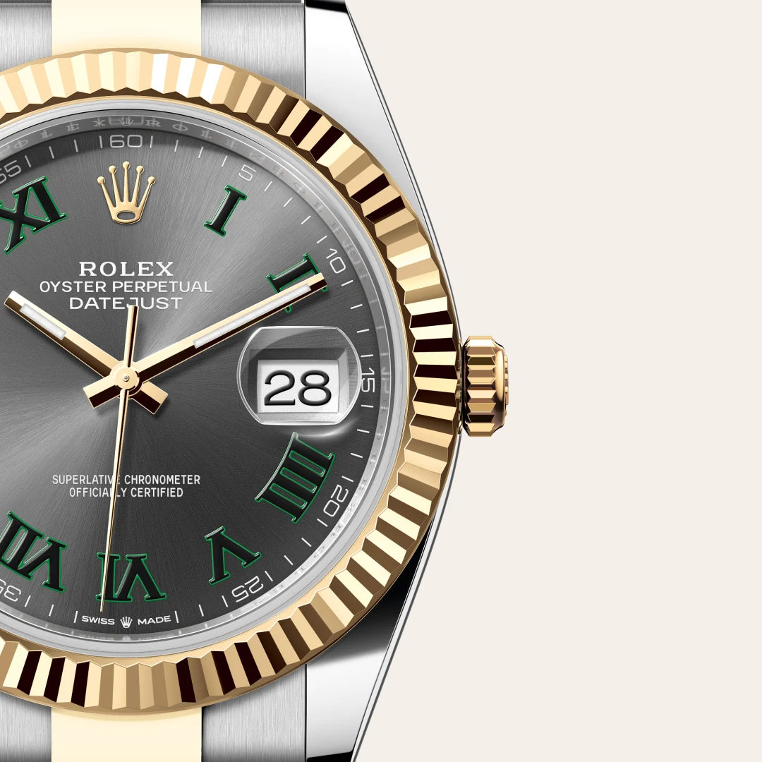 Rolex Datejust in Rolesor amarillo —combinación de acero Oystersteel y oro amarillo, M126333-0019 Vendemmia Joyero