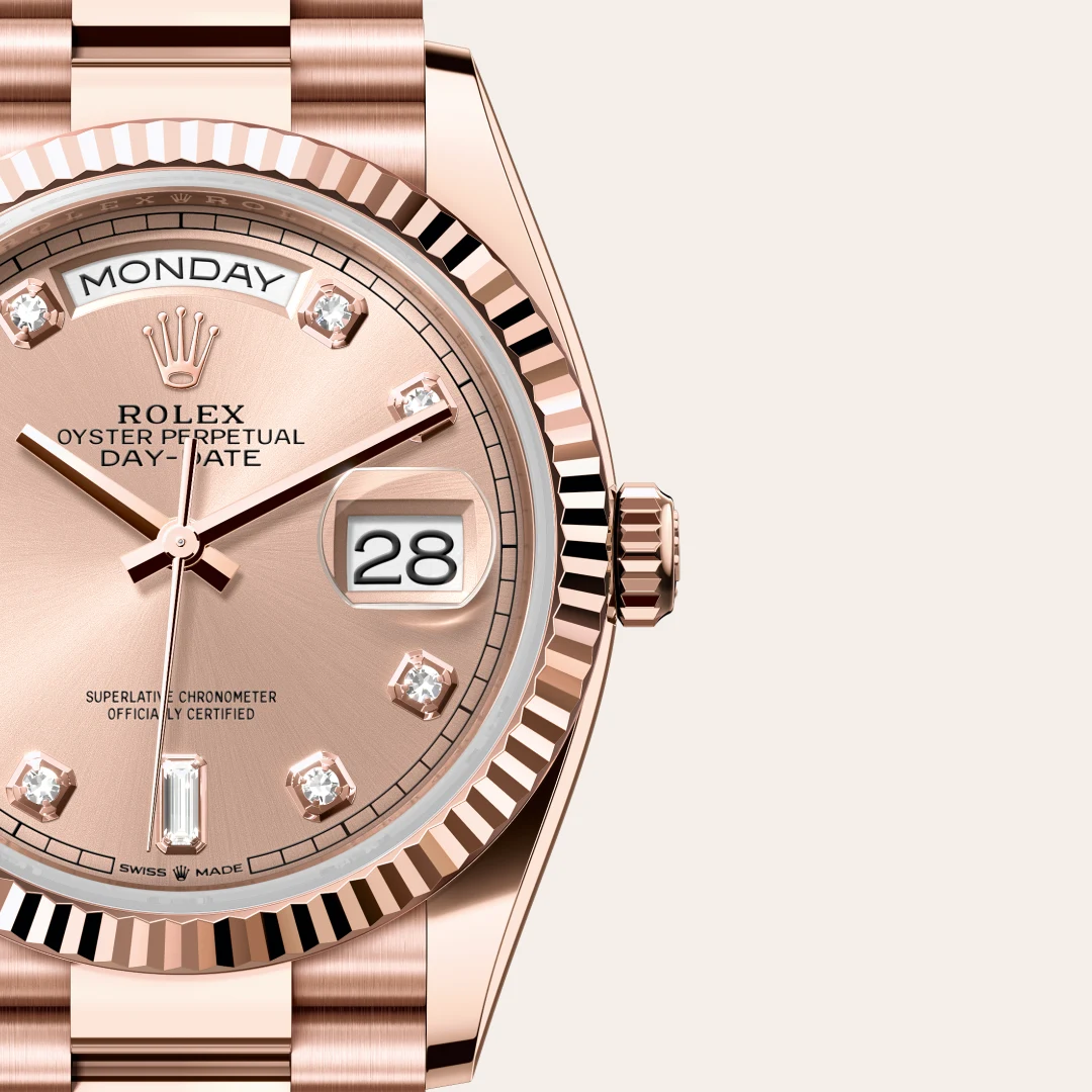 Rolex Day-Date in Oro Everose de 18 quilates, M128235-0009 Vendemmia Joyero