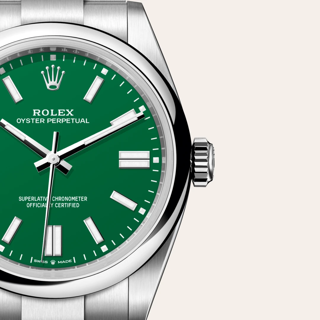 Rolex Oyster Perpetual in Acero Oystersteel, M134300-0004 Vendemmia Joyero