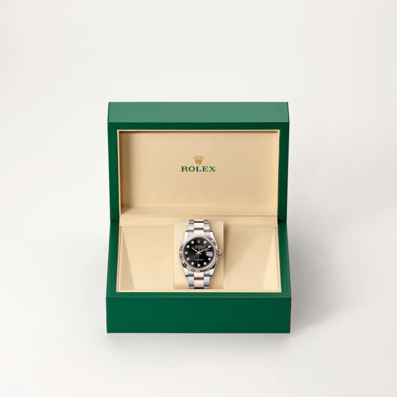 Rolex Datejust en Rolesor Everose —combinación de acero Oystersteel y oro Everose, M126231-0020 Vendemmia Joyero