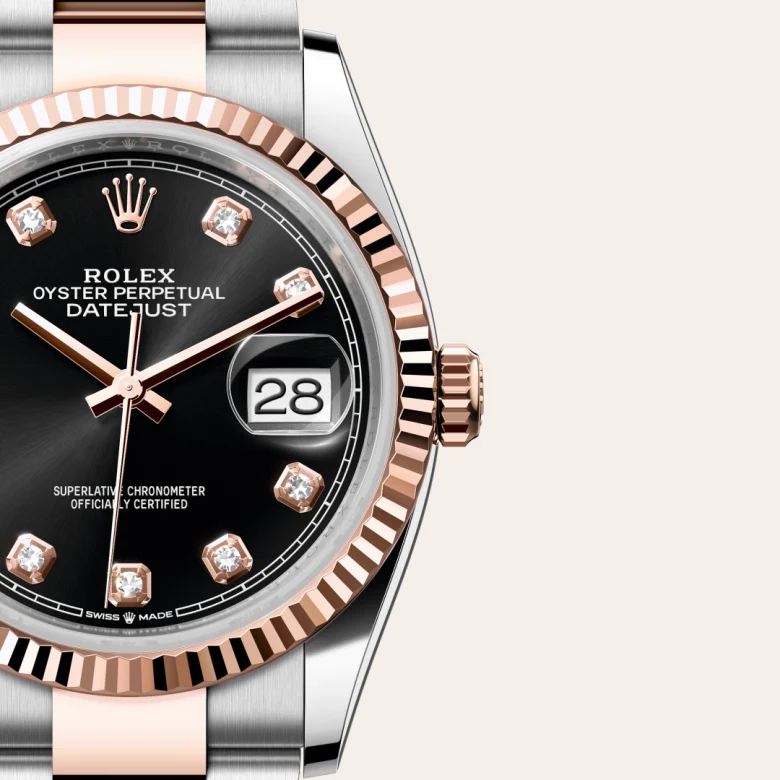 Rolex Datejust en Rolesor Everose —combinación de acero Oystersteel y oro Everose, M126231-0020 Vendemmia Joyero
