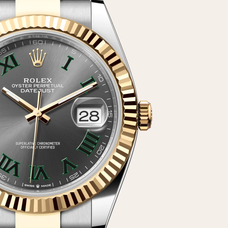 Rolex Datejust en Rolesor amarillo —combinación de acero Oystersteel y oro amarillo, M126333-0019 Vendemmia Joyero