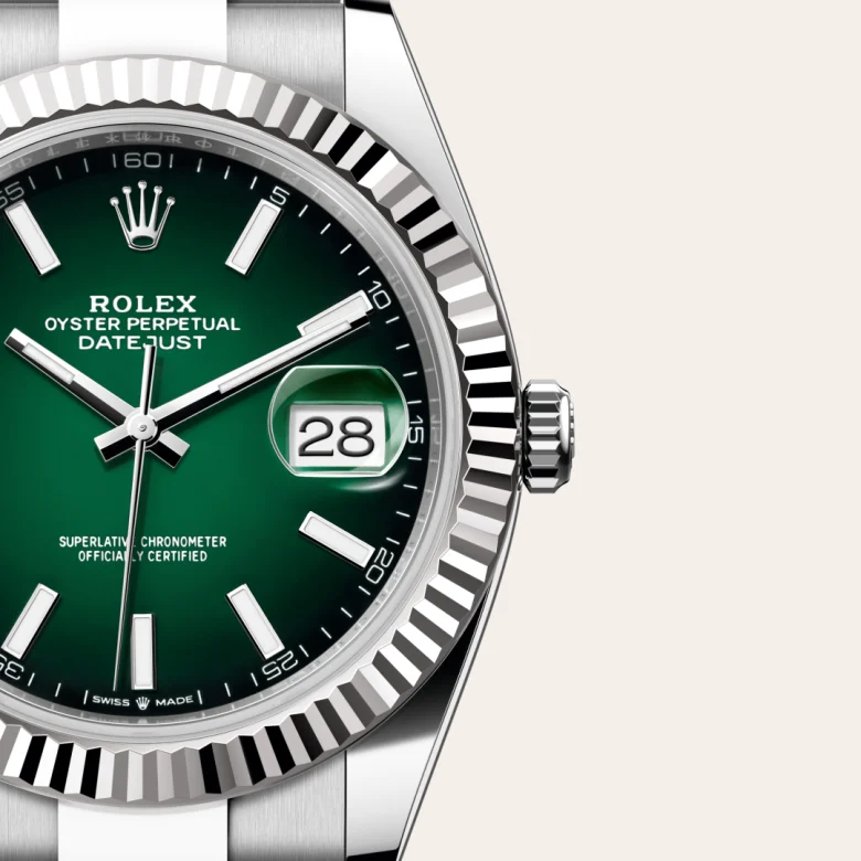 Rolex Datejust en Rolesor blanco —combinación de acero Oystersteel y oro blanco, M126334-0033 Vendemmia Joyero