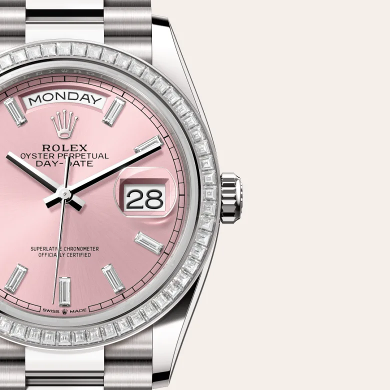 Rolex Day-Date en Oro blanco de 18 quilates, M128399TBR-0029 Vendemmia Joyero