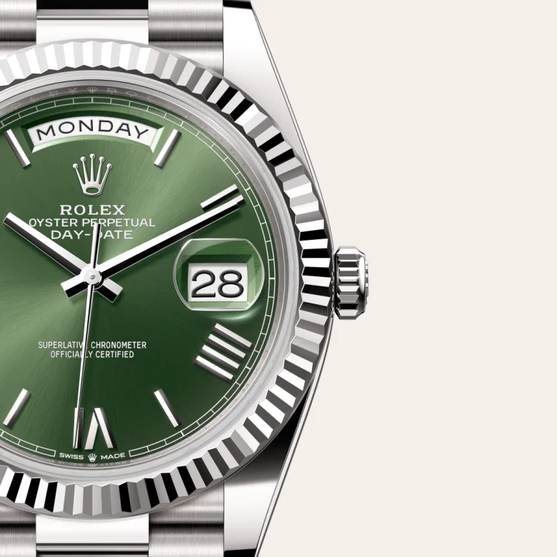 Rolex Day-Date en Oro blanco de 18 quilates, M228239-0033 Vendemmia Joyero