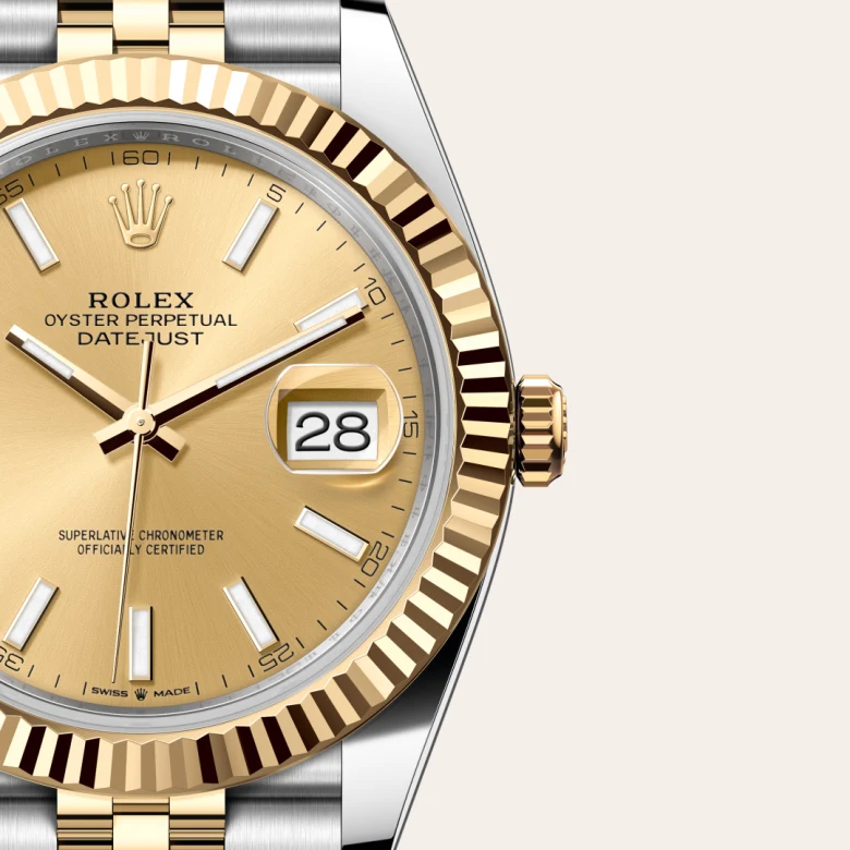 Rolex Datejust en Rolesor amarillo —combinación de acero Oystersteel y oro amarillo, M126333-0010 Vendemmia Joyero