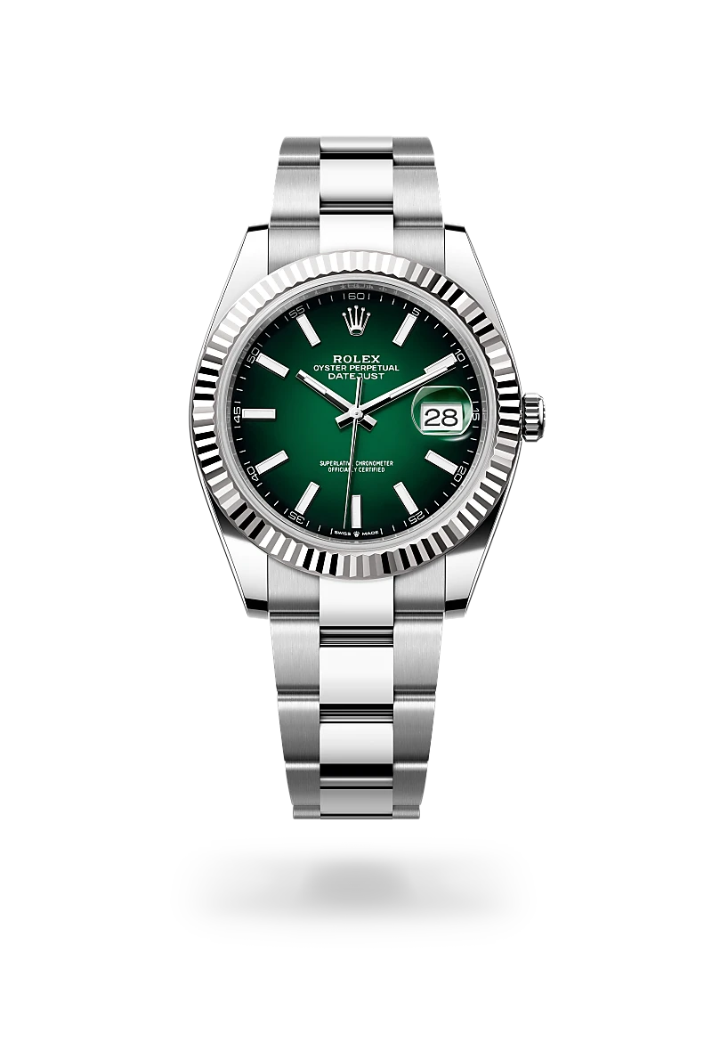 Rolex Datejust en Rolesor blanco —combinación de acero Oystersteel y oro blanco, M126334-0033 Vendemmia Joyero