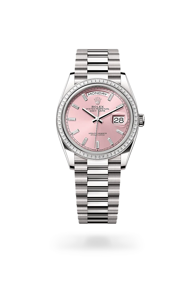 Rolex Day-Date en Oro blanco de 18 quilates, M128399TBR-0029 Vendemmia Joyero