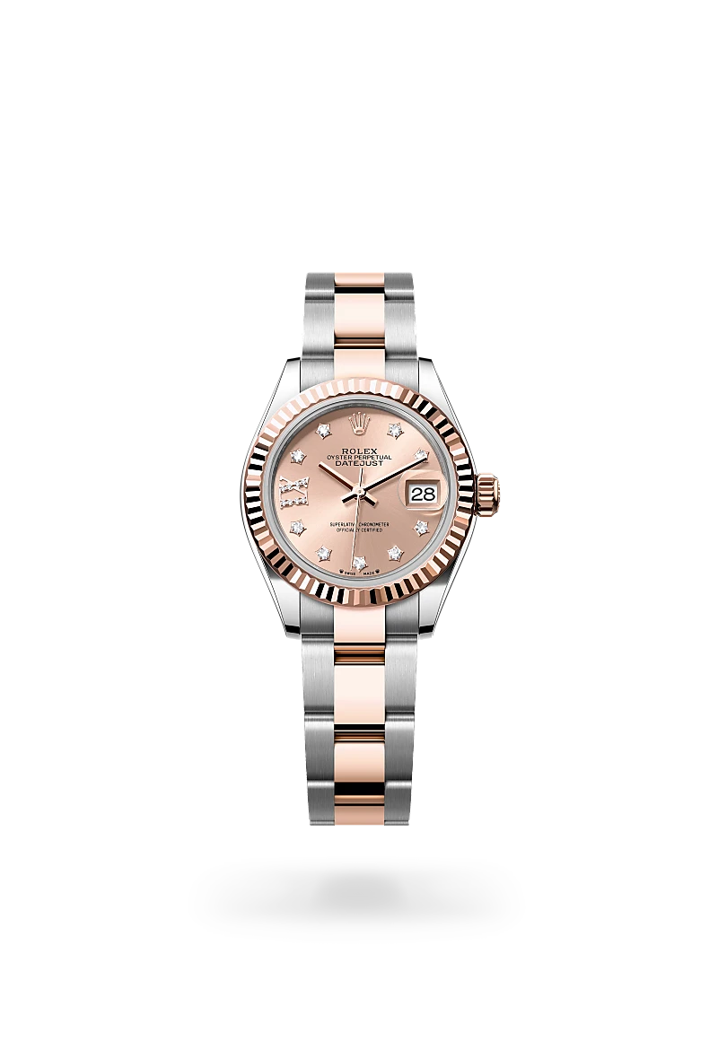 Rolex Lady-Datejust en Rolesor Everose —combinación de acero Oystersteel y oro Everose, M279171-0028 Vendemmia Joyero