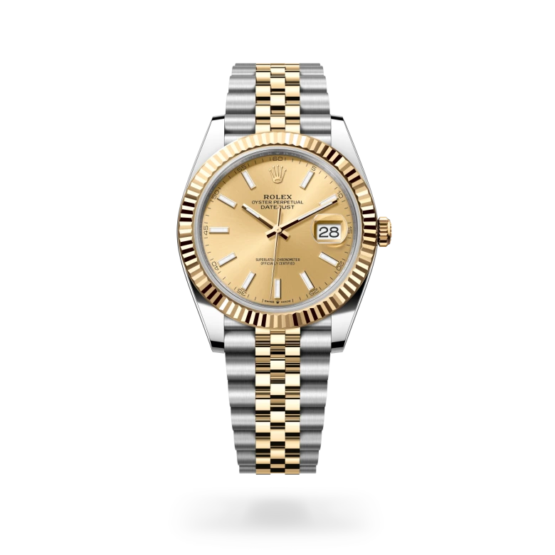 Rolex Datejust en Rolesor amarillo —combinación de acero Oystersteel y oro amarillo, M126333-0010 Vendemmia Joyero
