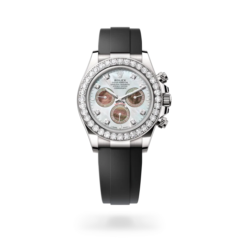 Rolex Cosmograph Daytona en Oro blanco de 18 quilates, M126589RBR-0001 Vendemmia Joyero