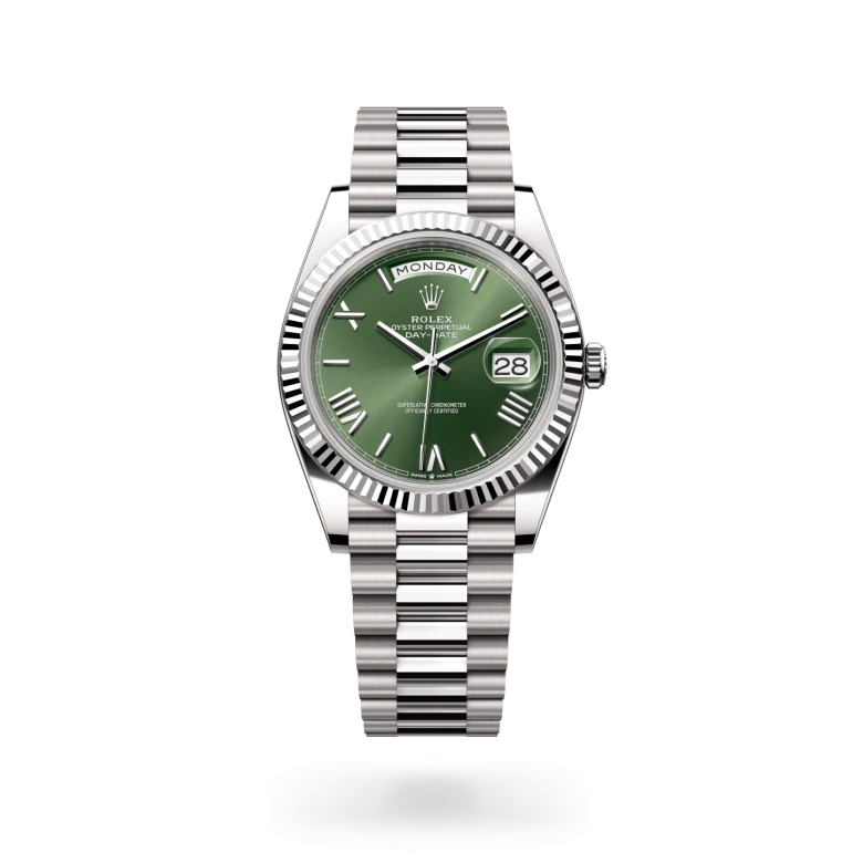 Rolex Day-Date en Oro blanco de 18 quilates, M228239-0033 Vendemmia Joyero