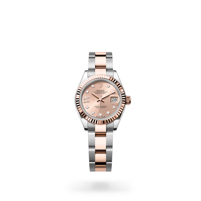 Rolex Lady-Datejust en Rolesor Everose —combinación de acero Oystersteel y oro Everose, M279171-0028 Vendemmia Joyero