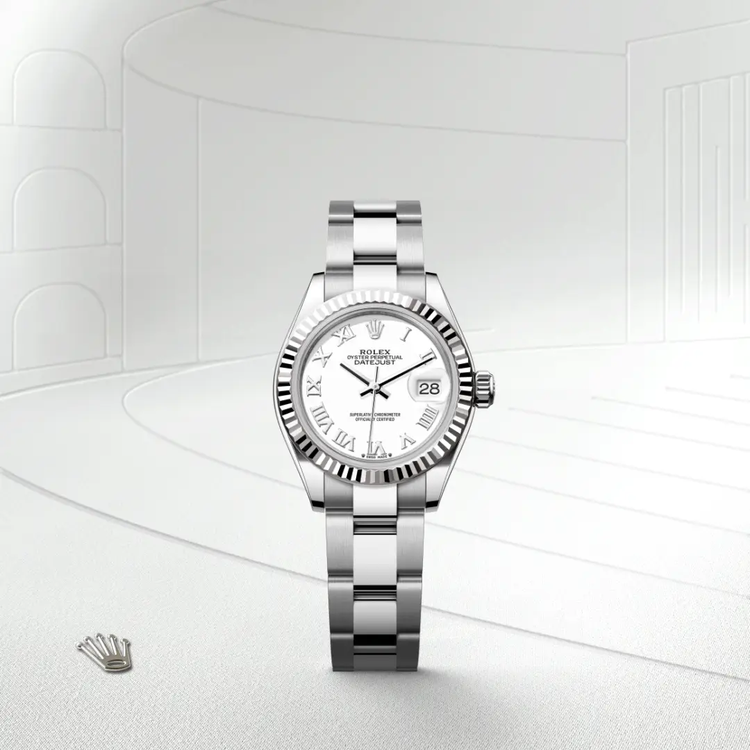 Rolex Lady-Datejust en Rolesor blanco —combinación de acero Oystersteel y oro blanco, M279174-0020 Vendemmia Joyero