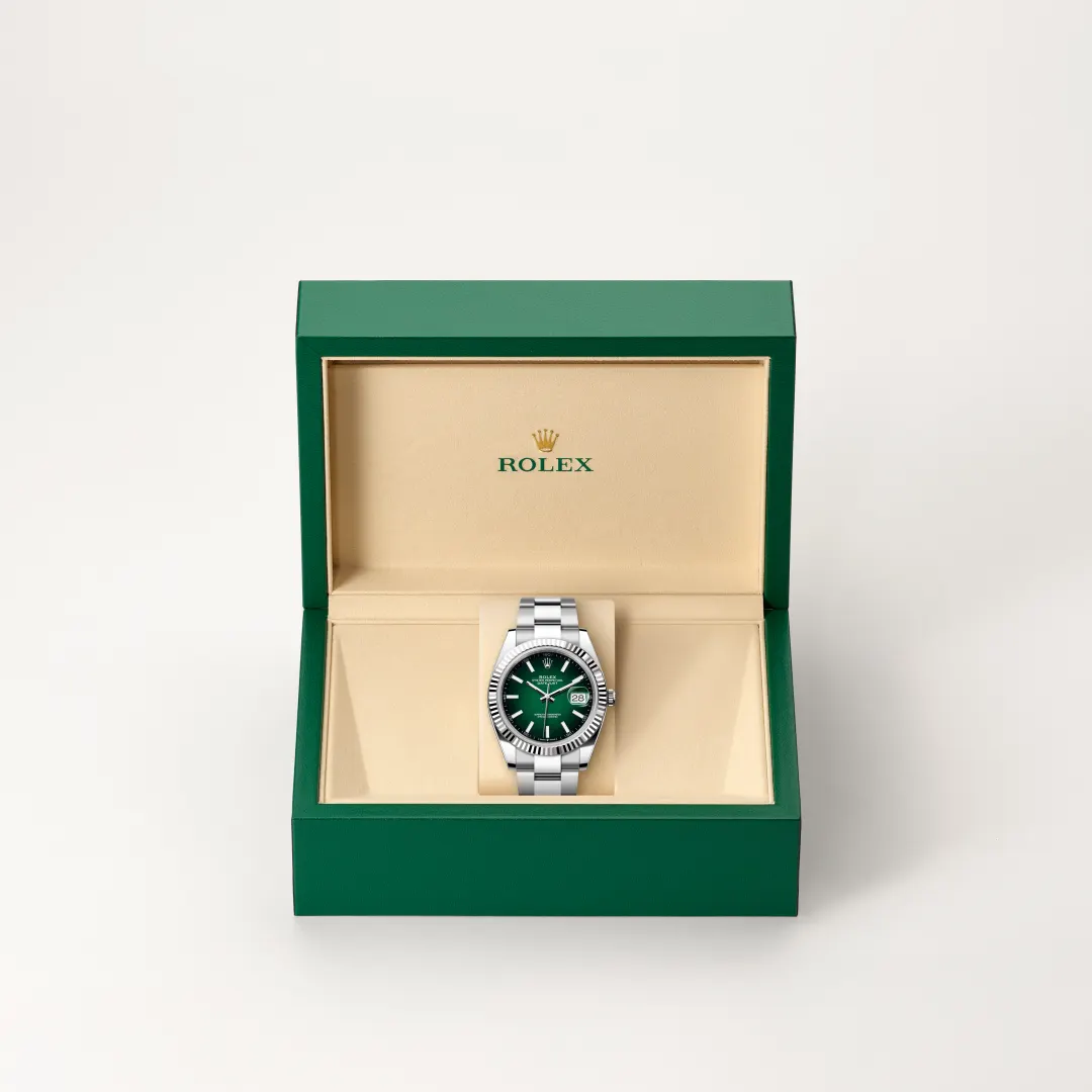 Rolex Datejust in White Rolesor - combination of Oystersteel and white gold, M126334-0033 Vendemmia Joyero