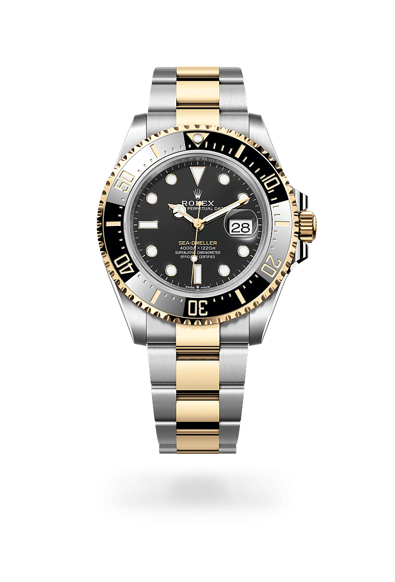 Rolex Sea-Dweller en Rolesor amarillo combinación de acero Oystersteel y oro amarillo, M126603-0001 Vendemmia Joyero