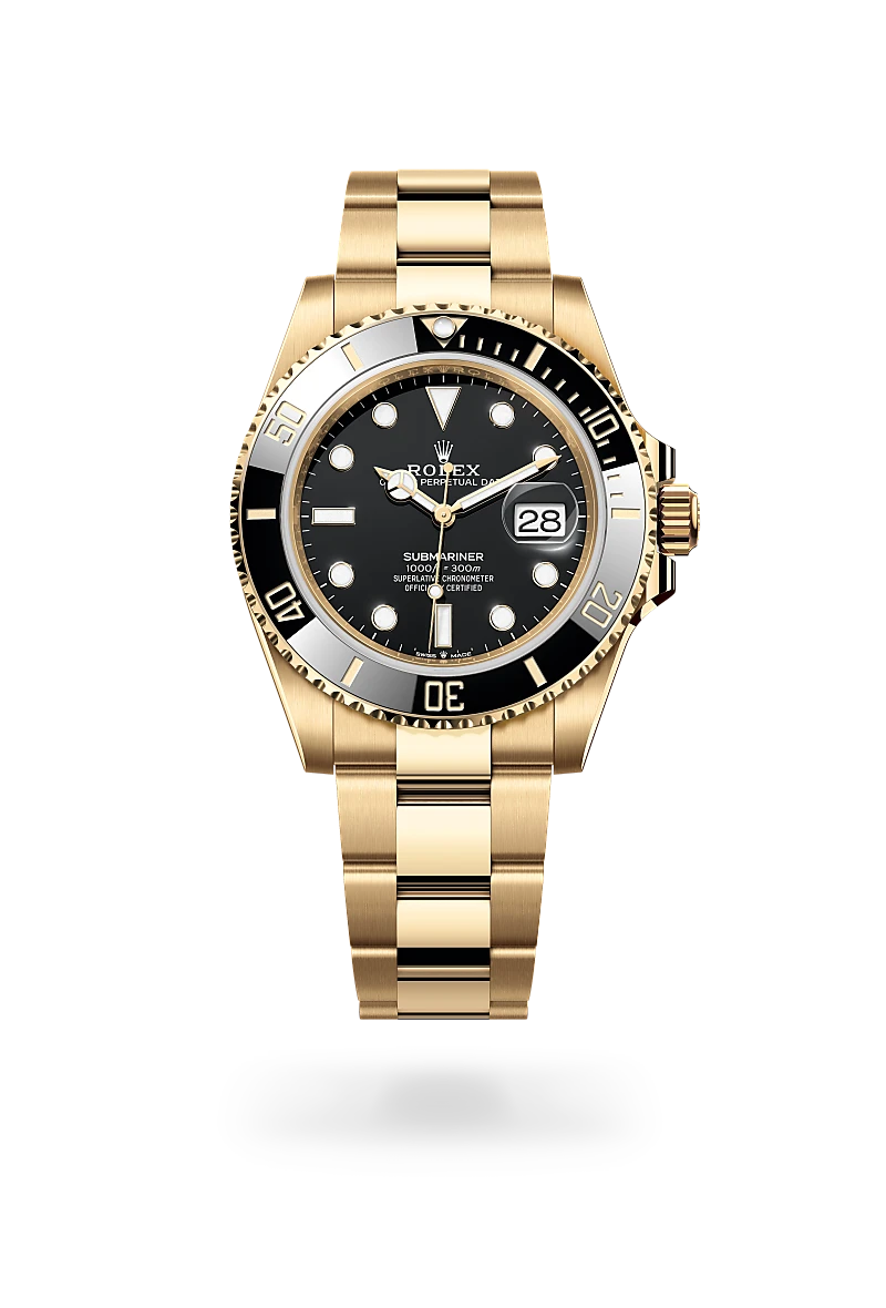Rolex Submariner in 18 ct yellow gold, M126618LN-0002 - Vendemmia Joyero