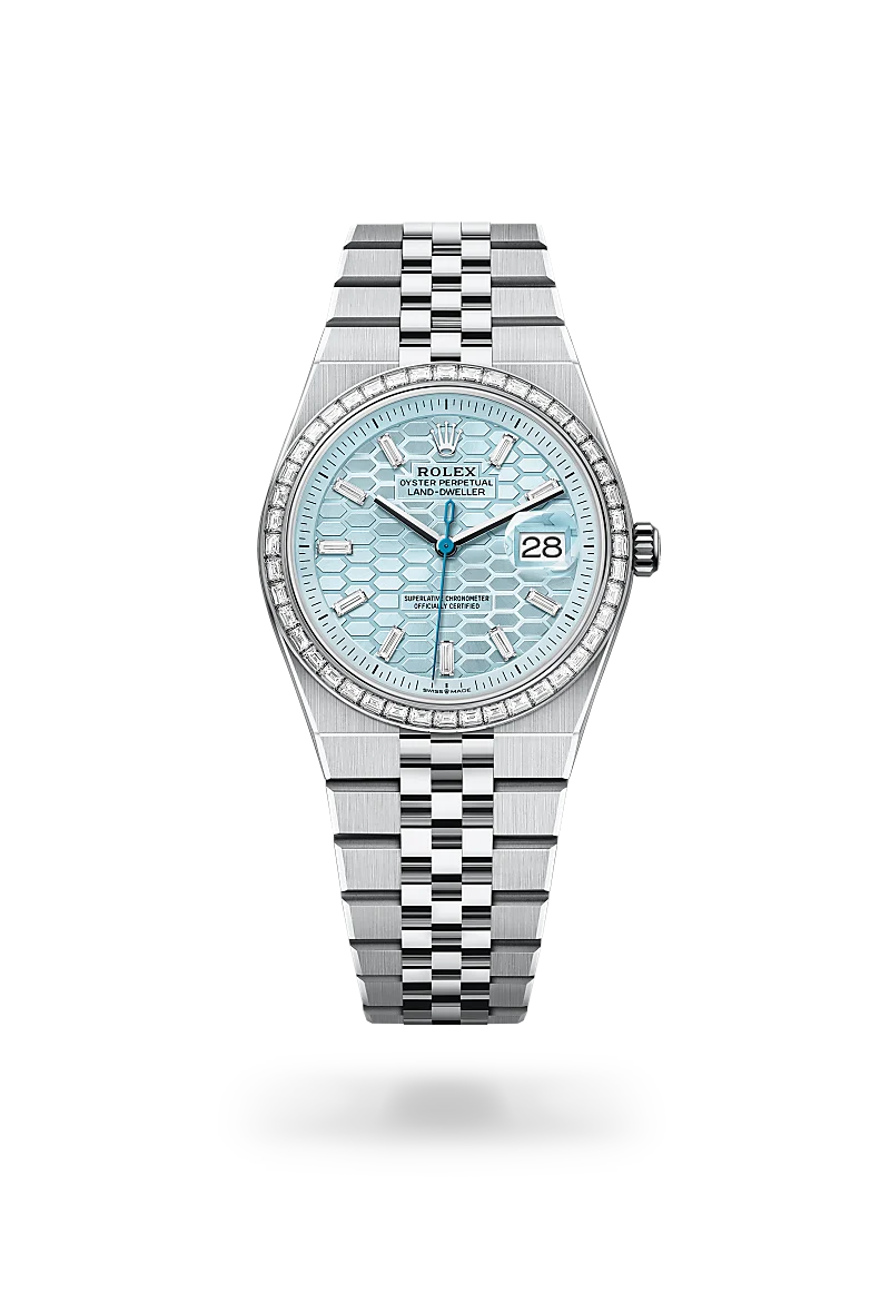 Rolex Land-Dweller in Platinum, M127286TBR-0001 - Vendemmia Joyero
