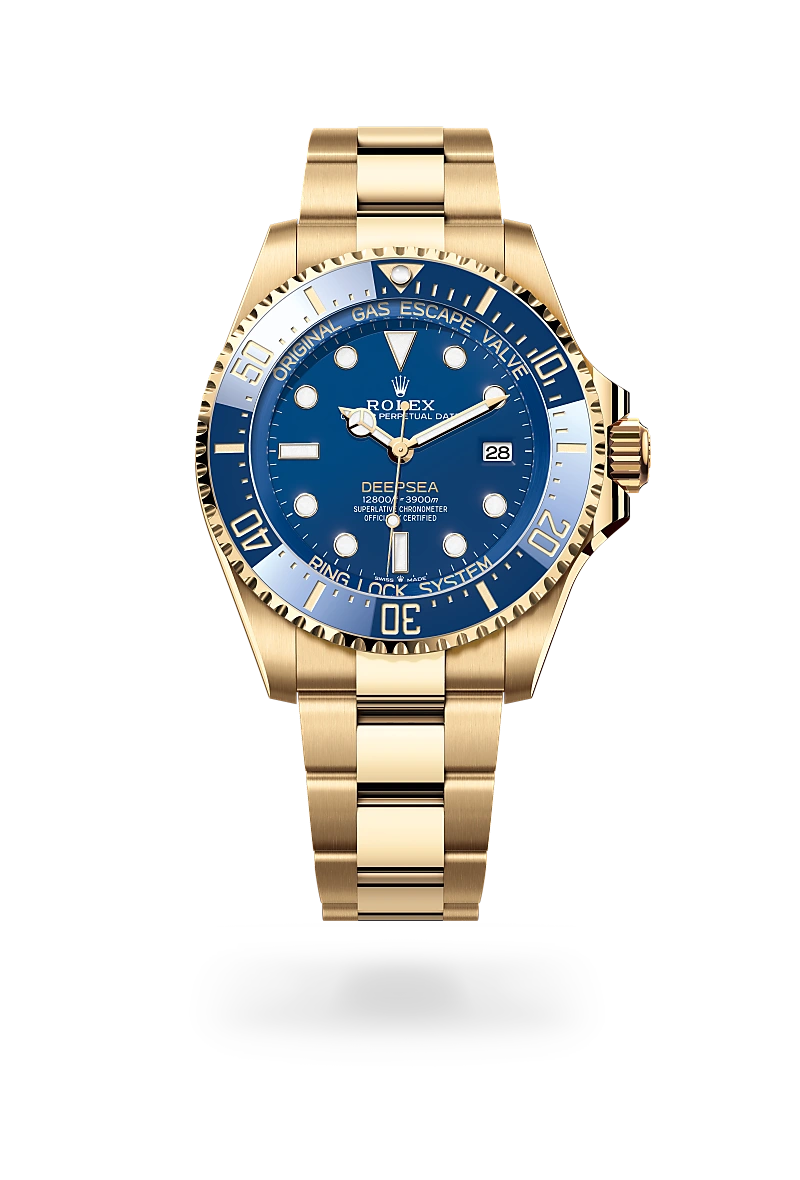 Rolex Deepsea in 18 ct yellow gold, M136668LB-0001 - Vendemmia Joyero