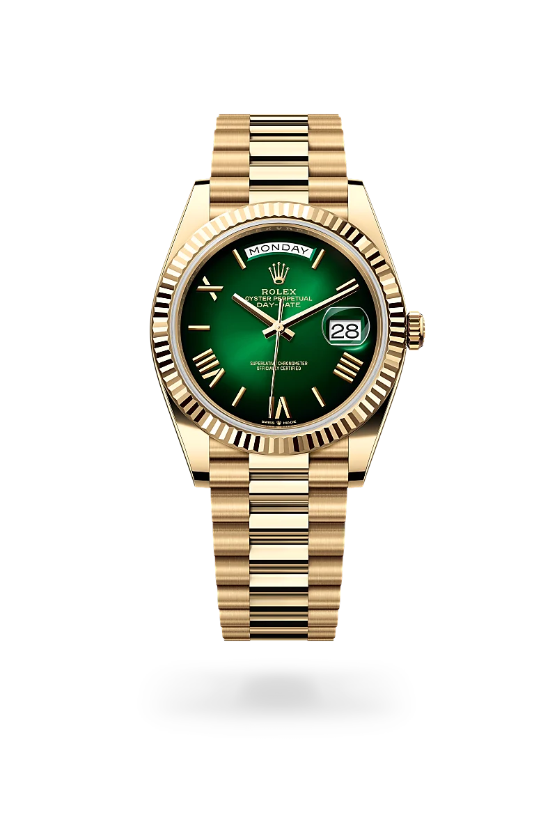 Rolex Day-Date in 18 ct yellow gold, M228238-0069 - Vendemmia Joyero