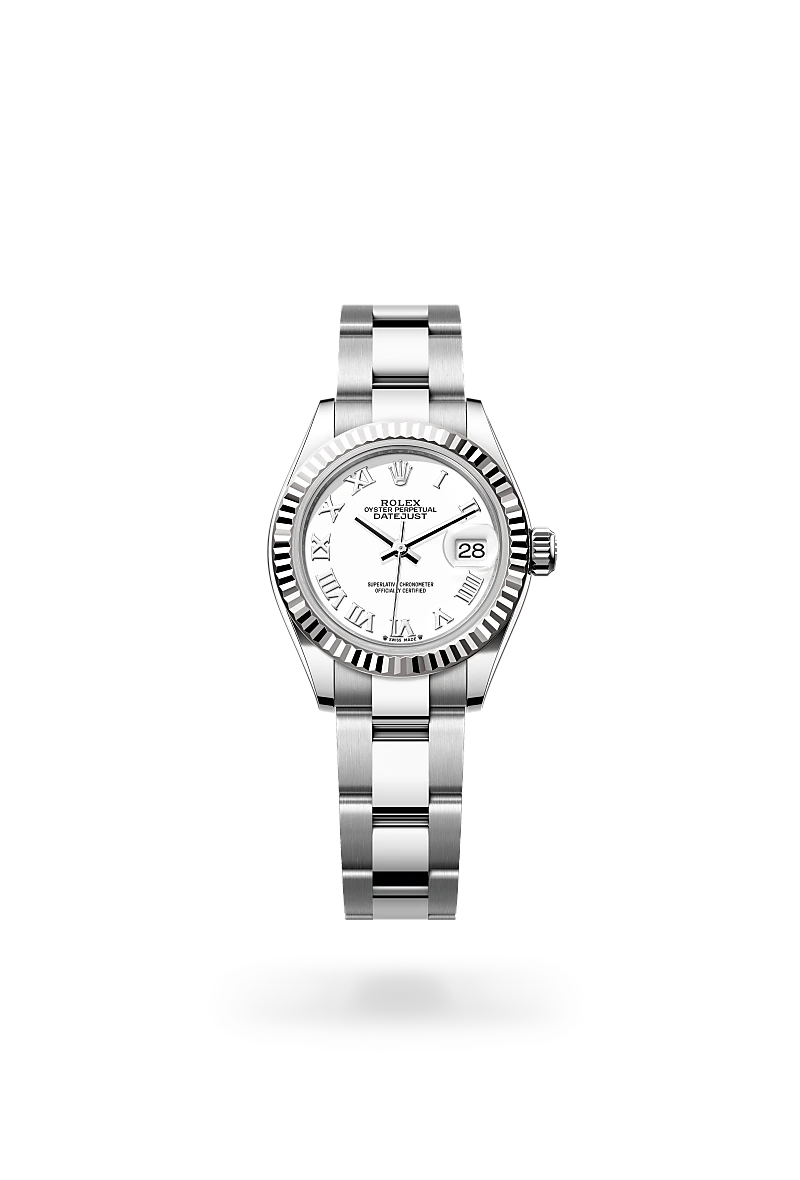 Rolex Lady-Datejust in White Rolesor - combination of Oystersteel and white gold, M279174-0020 - Vendemmia Joyero