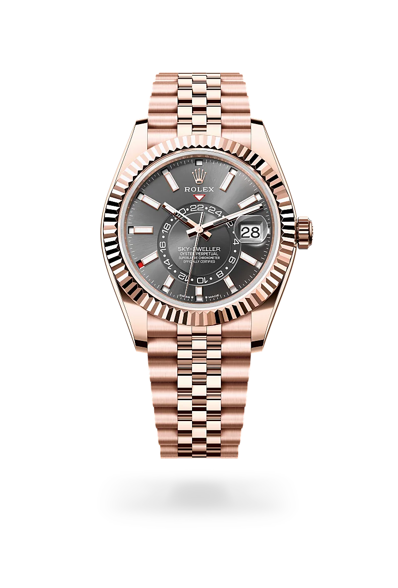 Rolex Sky-Dweller in 18 ct Everose gold, M336935-0008 - Vendemmia Joyero
