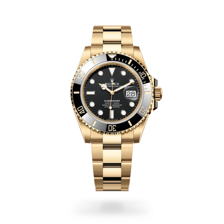 Rolex Submariner in 18 ct yellow gold, M126618LN-0002 Vendemmia Joyero
