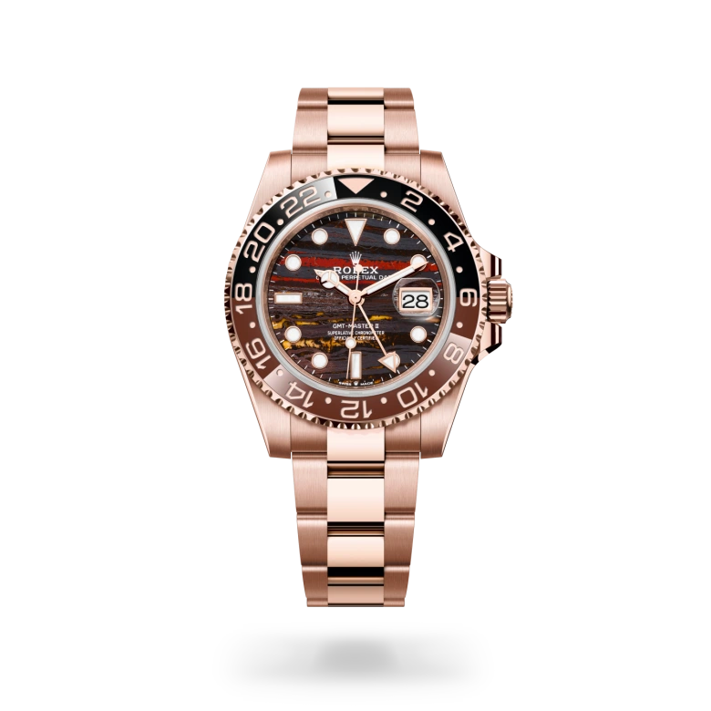 Rolex GMT-Master II in 18 ct Everose gold, M126715CHNR-0002 Vendemmia Joyero