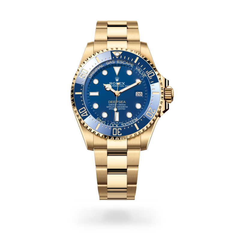 Rolex Deepsea in 18 ct yellow gold, M136668LB-0001 Vendemmia Joyero